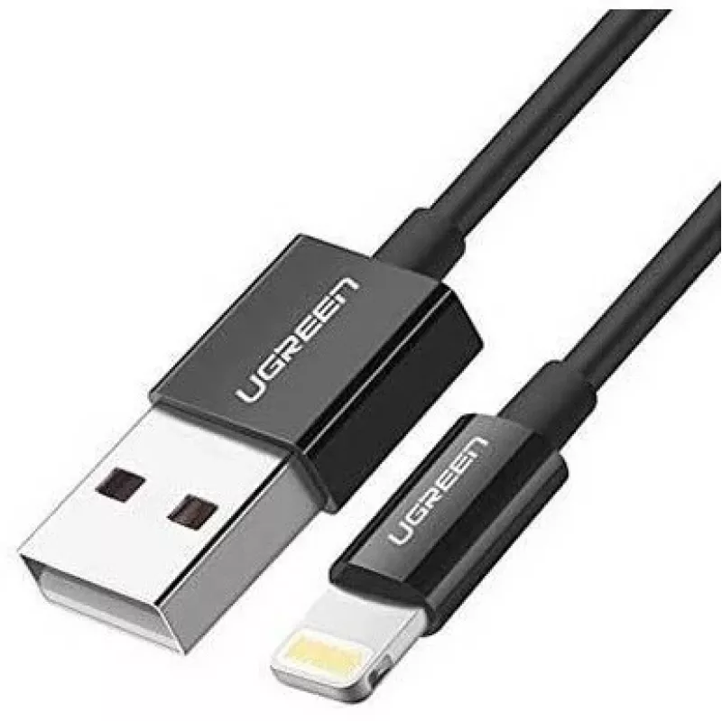 Cavo per cellulare Ugreen 80822 US155 nero 1 m USB A Lightning