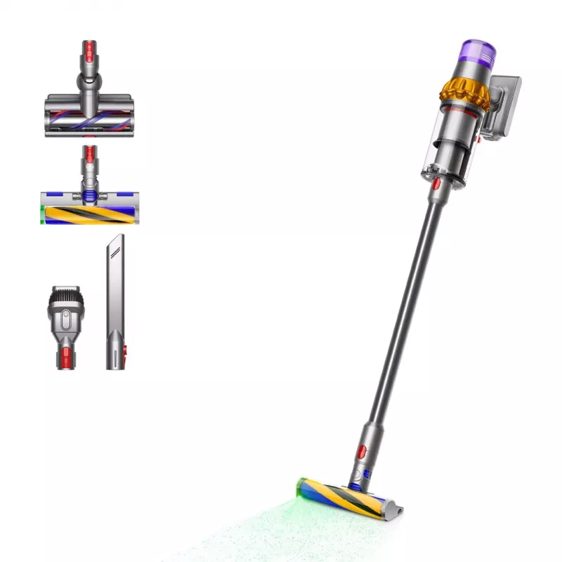 Dyson V15 Detect Absolute Aspirapolvere portatile nichel, giallo 446986-01