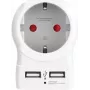 Skross 1500282 adattatore con presa USB bianco (1500282)