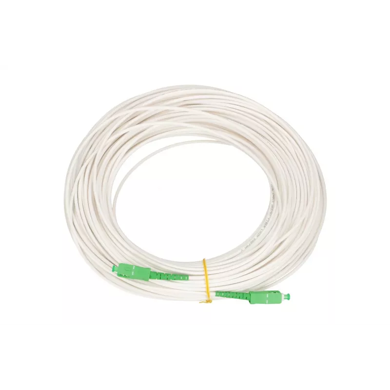 Cavo in fibra ottica Extralink EX.16309 20 m, FTTH G.657.A2, SC–SC, verde/bianco
