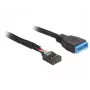 Cavo USB interno DeLOCK 83776 0,45 m connettore maschio a connettore femmina