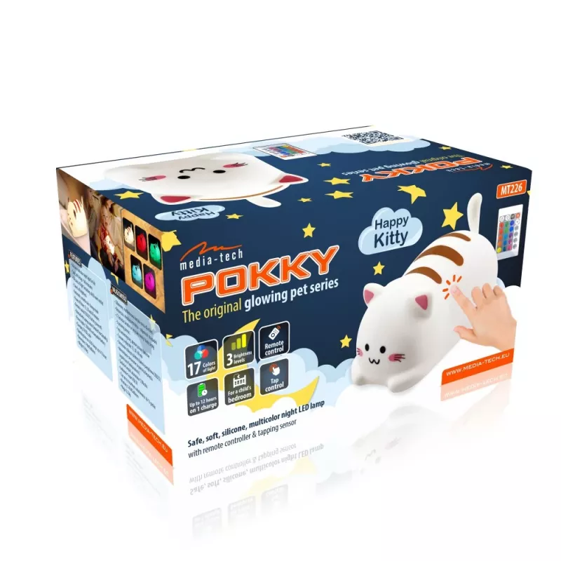 Media-Tech Pokky Happy Kitty MT226 luce notturna LED