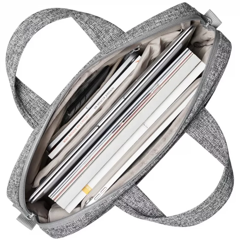 Borsa per laptop Rivacase 7921 per laptop da 14 pollici, grigio chiaro