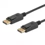 Cavo DisplayPort SAVIO CL-136, DisplayPort maschio-maschio, 2 m, DP 1.2, contatti dorati, nero