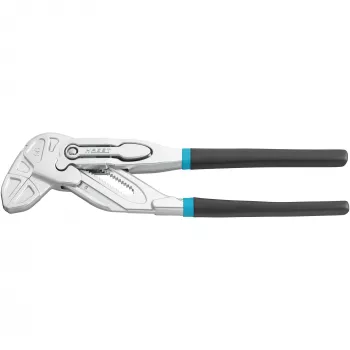 Chiave a pappagallo 762-26 (nero/blu, 260 mm, regolazione rapida punta a gradini)