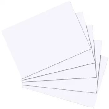 Scheda Herlitz 10621423 bianca 100 pezzi (10621423)