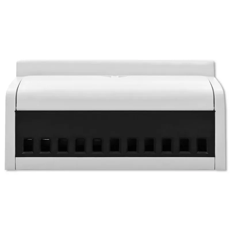 Contatore elettronico bidirezionale trifase Qoltec | Contatore di consumo energetico per guida DIN | 400V | 100A | LCD | 4P