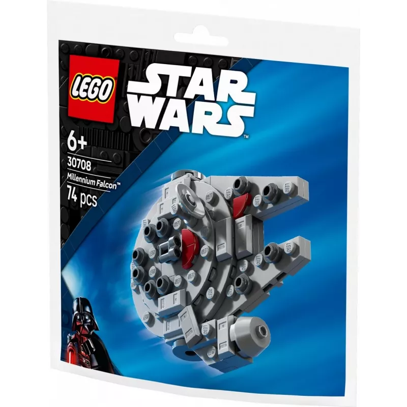 LEGO giocattolo da costruzione 30708 Star Wars Millennium Falcon mini modello Polybag, piccolo set da collezione