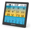 Bresser 7003220 Weather Center 7-in-1 Solar 6-Day 4cast Pro SF stazione meteo digitale, LCD, nera