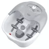 Massaggiatore per gambe Adler AD 2167 con massaggio a rulli e vibrante, calore, intensità regolabile, 80 W, grigio bianco