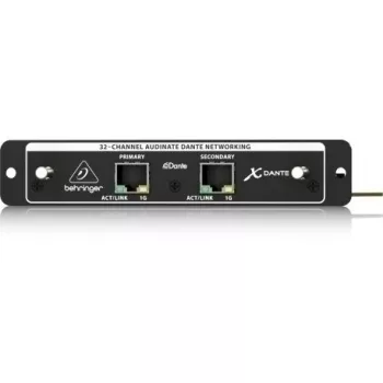 Scheda di espansione Behringer X-DANTE per X32 — audio di rete Dante 32 canali