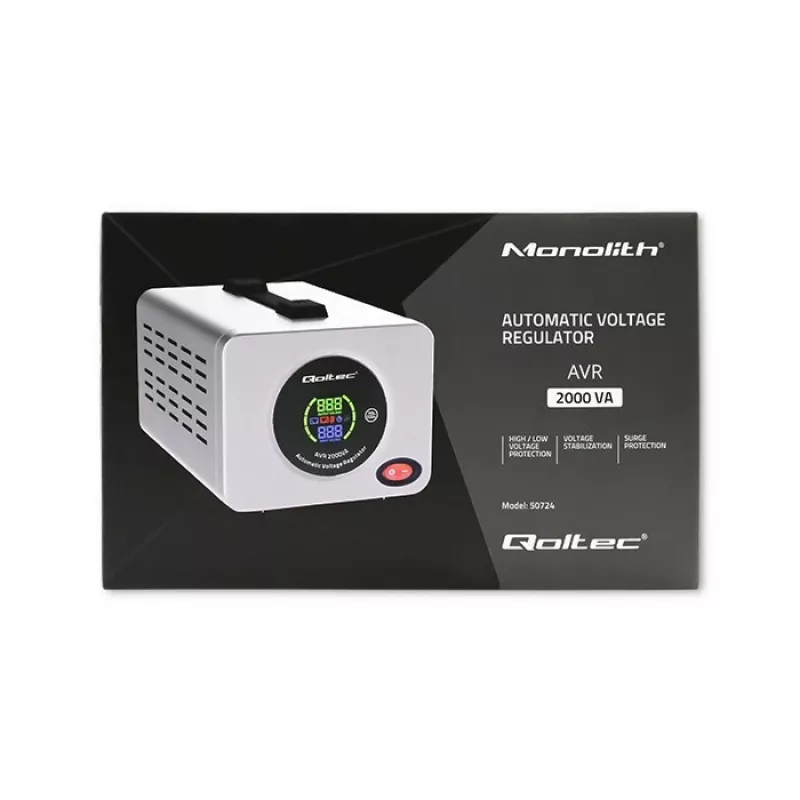 Qoltec 50724 stabilizzatore automatico di tensione AVR 2000VA
