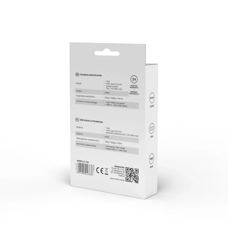 Adattatore CL110 VGA-HDMI