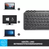 Logitech MX Keys Mini - tastiera - retroilluminata - Bluetooth - QWERTZ - layout svizzero - graphite (920-010485)