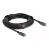 Cavo attivo ottico DeLOCK USB-C video + dati + PD 10 m nero