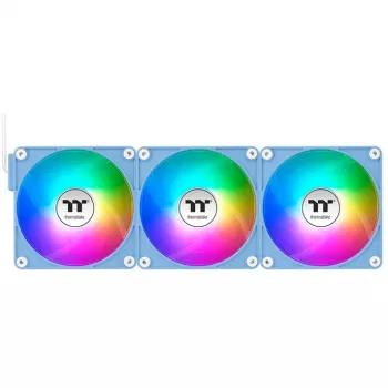 Ventola per case Thermaltake CT140 EX Reverse ARGB 140mm confezione da 3 blu ortensia