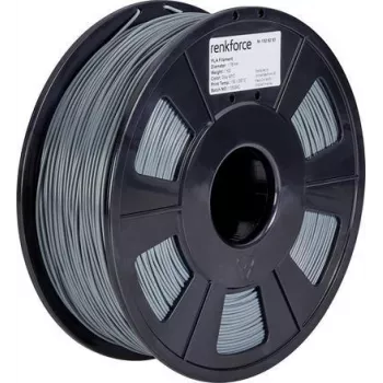 Materiale per stampa 3D Renkforce RF-4511192 acido polilattico (PLA) grigio 1 kg (RF-4511192)