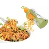Tagliaverdure a spirale manuale Beper MD.236 verde ABS acciaio inox