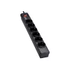 Eaton Protection Strip 6 DIN - ciabatta con protezione da sovratensione (6 prese Schuko, con interruttore) - nero (PS6D)