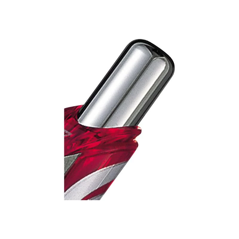 Penna a scatto con clip retrattile Pentel Energel XM Klick rossa