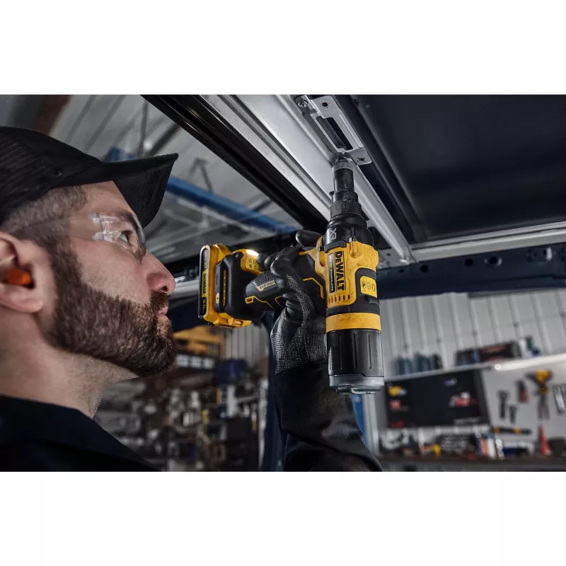 DeWALT DCF403NT-XJ rivettatrice a batteria nero, giallo 2,4, 3,2, 4, 4,8 mm 10000 kN