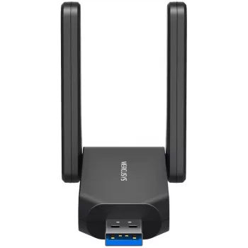 Adattatore USB Wi-Fi MERCUSYS MA72XH AX1800 con antenne High-Gain, USB-A Plug-and-Play