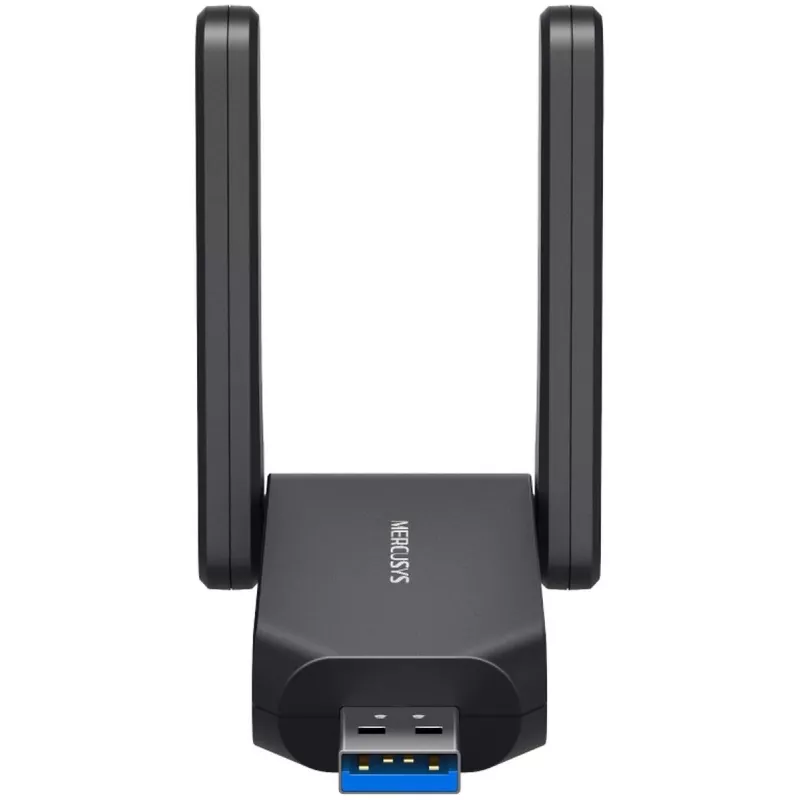 Adattatore USB Wi-Fi MERCUSYS MA72XH AX1800 con antenne High-Gain, USB-A Plug-and-Play