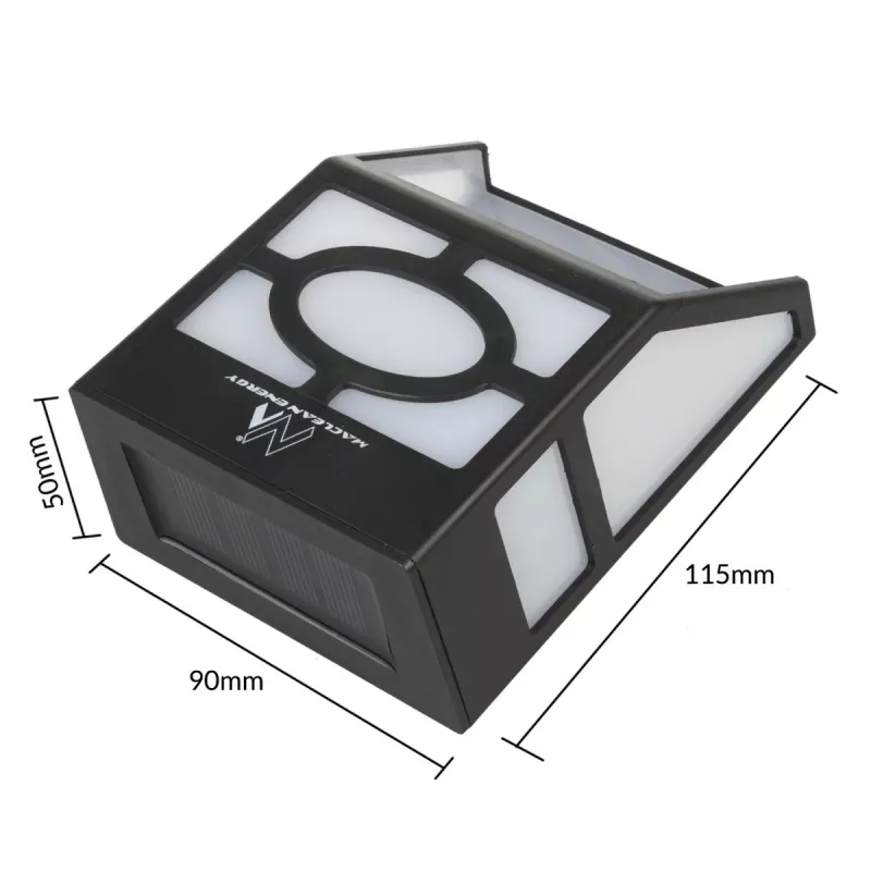 Lampada solare da giardino MACLEAN MCE171 set da 2 lampade da esterno a LED a energia solare
