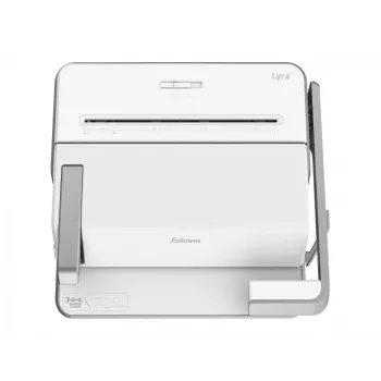 Rilegatrice multifunzione 3 in 1 Fellowes Lyra, bianco/argento rilegare, pinzare e perforare in un unico apparecchio, per formato DIN A4/ - 1 pezzo (5603101)
