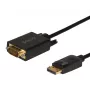 Cavo SAVIO DisplayPort a VGA (D-Sub) 1,8 m, nero