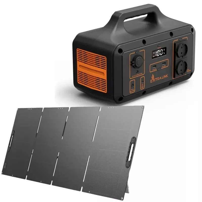 Pannello solare pieghevole Extralink EPS-120W 120W silicio monocristallino