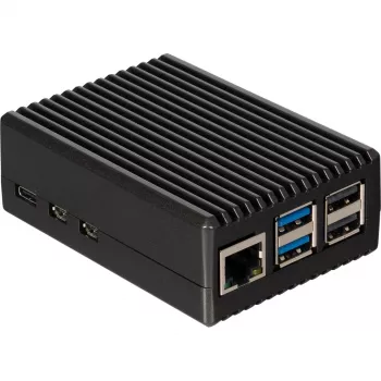 Joy-IT RB-AlucaseP5-08 case per SBC adatto per schede di sviluppo Raspberry Pi incluso (RB-AlucaseP5-08)