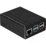 Joy-IT RB-AlucaseP5-08 case per SBC adatto per schede di sviluppo Raspberry Pi incluso (RB-AlucaseP5-08)