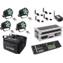 Set di illuminazione portatile a batteria EUROLITE AKKU Mobile 20000668, kit fari LED ricaricabili