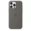 Custodia in silicone con MagSafe per iPhone 16 Pro Max - grigio pietra
