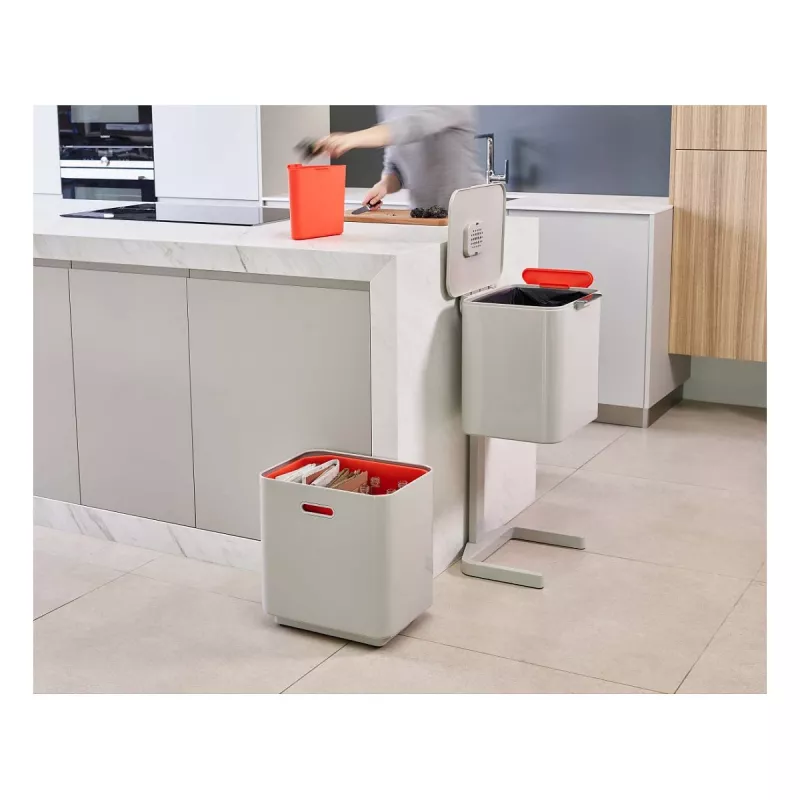 Pattumiera Joseph Joseph Totem 60 L grigio pietra