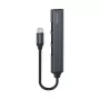 Hub USB 3.0 4 porte SAVIO AK-71 con host USB-C, 5000 Mbit/s, garanzia 2 anni