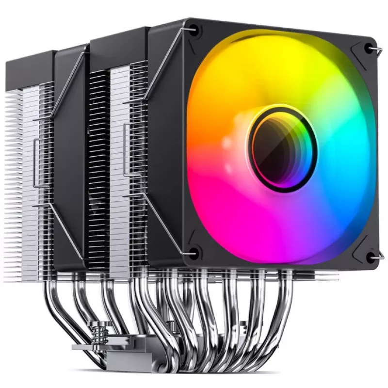 Jonsbo CR-1400 DV2 dissipatore per CPU, ARGB, 2 x 92 mm, nero