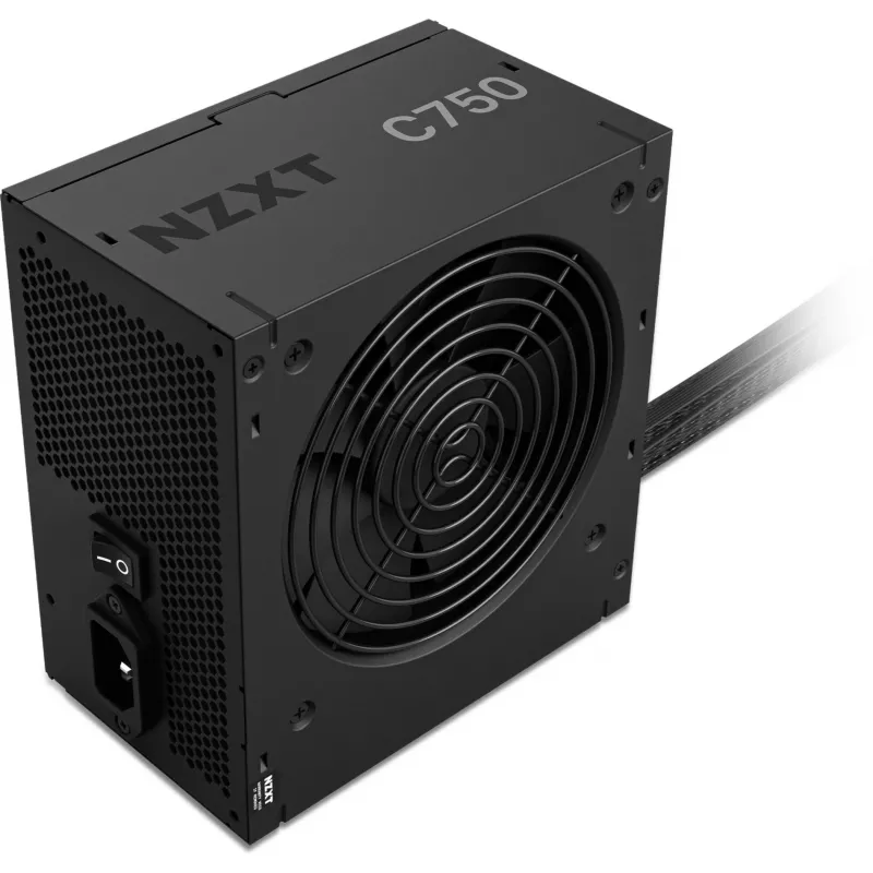 Alimentatore NZXT C750 Bronze 750 W, 24-Pin-ATX, 80 PLUS Bronze, ventola da 120 mm, nero