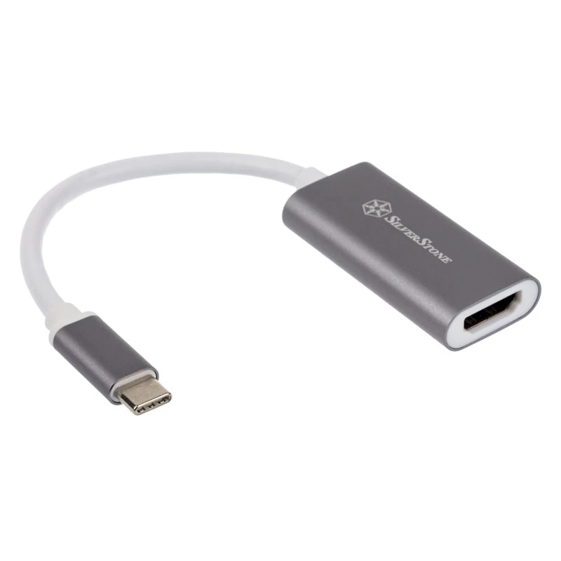 Adattatore SILVERSTONE USB 3.1 Type-C a HDMI 2.0b SST-EP07C-E, adattatore per uscita video