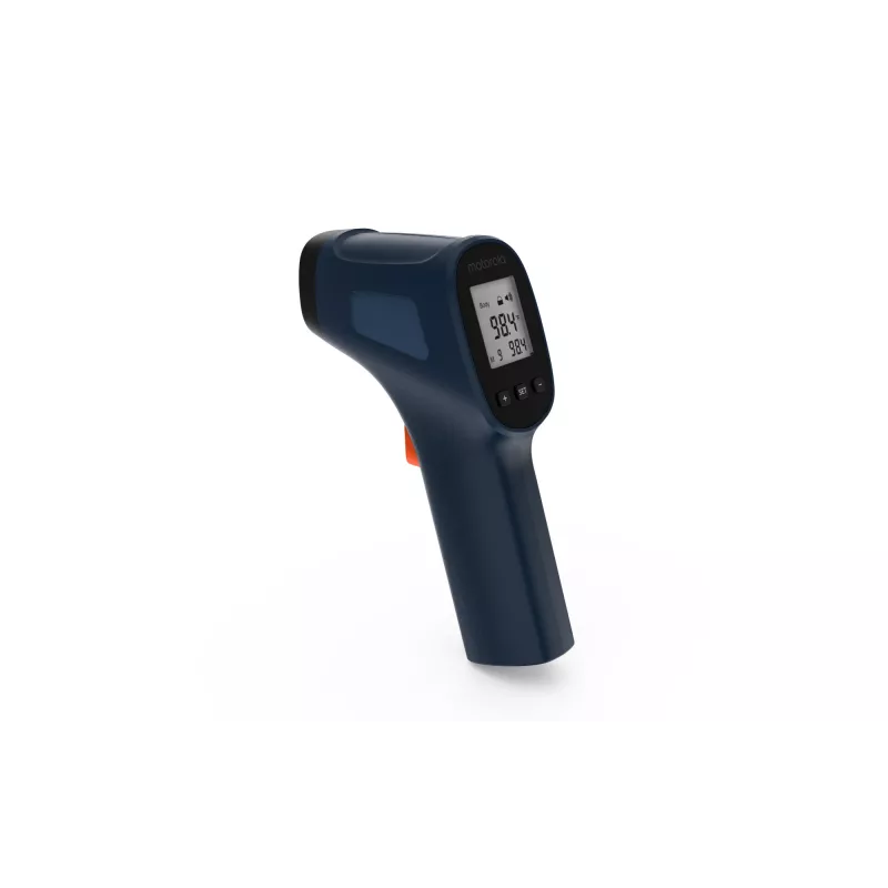 Termometro senza contatto Motorola TE-93 blu frontale batteria AA