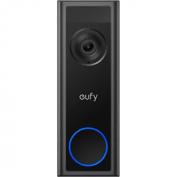 Videocitofono Eufy C31 2K con supporto microSD, 2560×1440, 6500 mAh, con filo e senza fili, nero