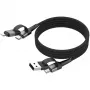 Ansmann cavo magnetico USB-A o USB-C a Lightning - cavo - digitale/dati