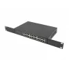 Switch non gestito LANBERG RSGE-24 — 24× Gigabit Ethernet 1U, montaggio a rack, nero