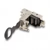 Connettore maschio RJ45 DeLOCK assemblabile sul campo Cat.6A senza attrezzi argento connettore maschio