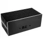 Akasa Turing ABX UCFF Case senza ventola per Mini PC AMD (Gigabyte BRIX 4000U), alluminio, nero