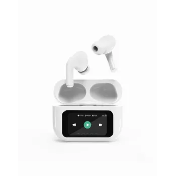 Cuffie BLUETOOTH/WHITE TWS-LCD-ANC-01-W Gembird