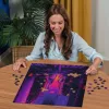 Puzzle Ravensburger New York in Neon, 1000 pezzi, puzzle per adulti