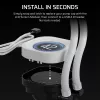 Dissipatore a liquido Corsair Nautilus RS bianco 78mm