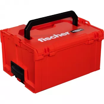Toolbox FISCHER L-BOXX FLB 238 vuota, rossa/nera, custodia modulare per il deposito